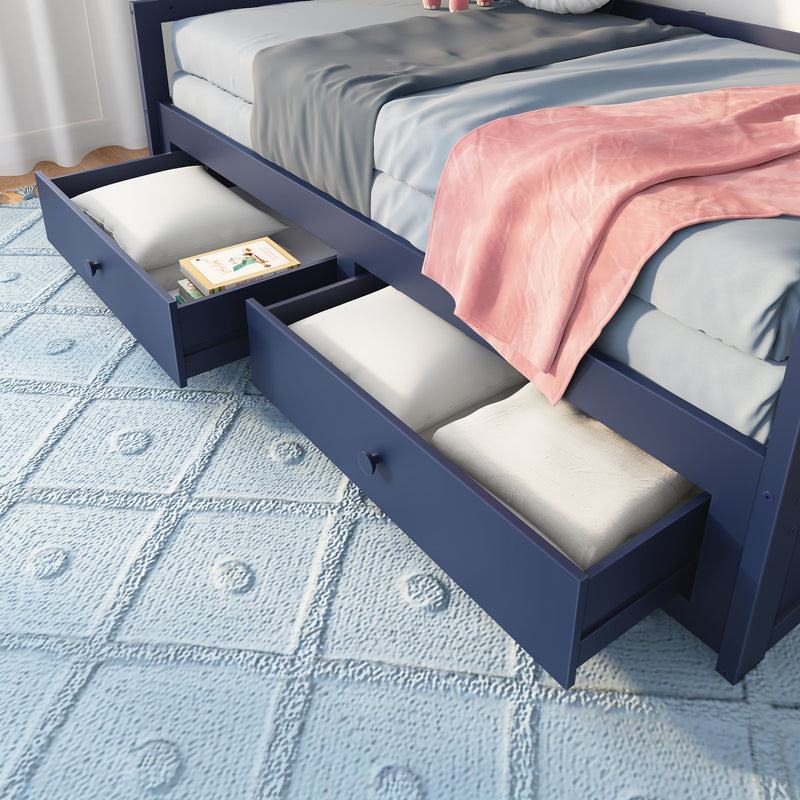 Elizabeth Twin to King Daybed With Storage Drawers