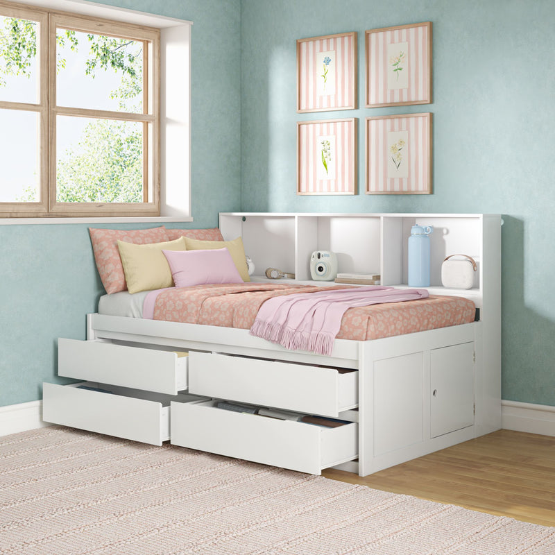 Jack Twin Captain’s Bed With Bookcase