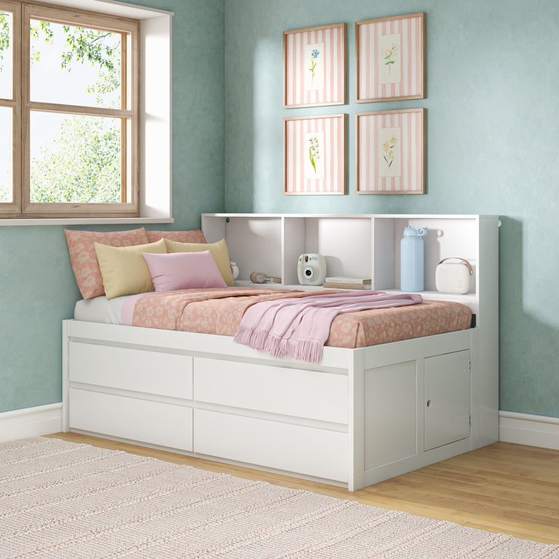 Jack Twin Captain’s Bed With Bookcase