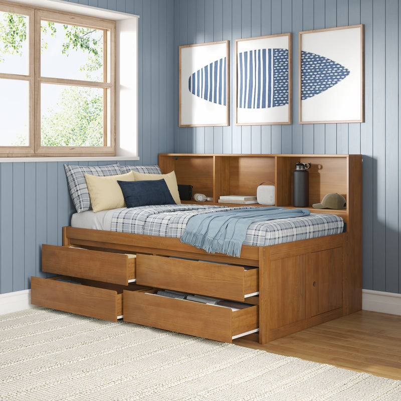 Jack Twin Captain’s Bed With Bookcase
