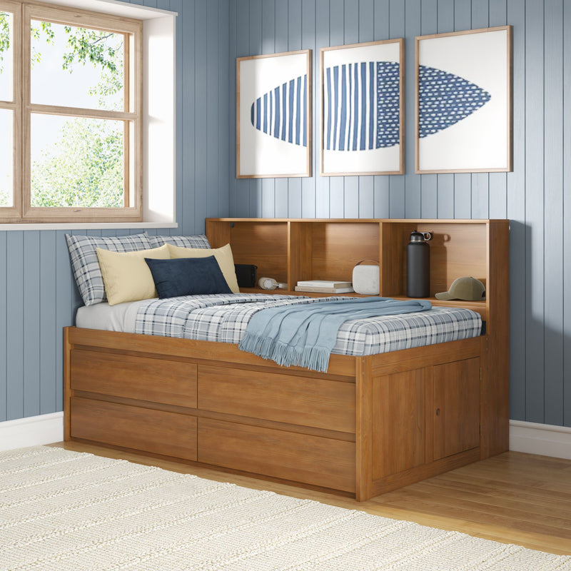 Jack Twin Captain’s Bed With Bookcase