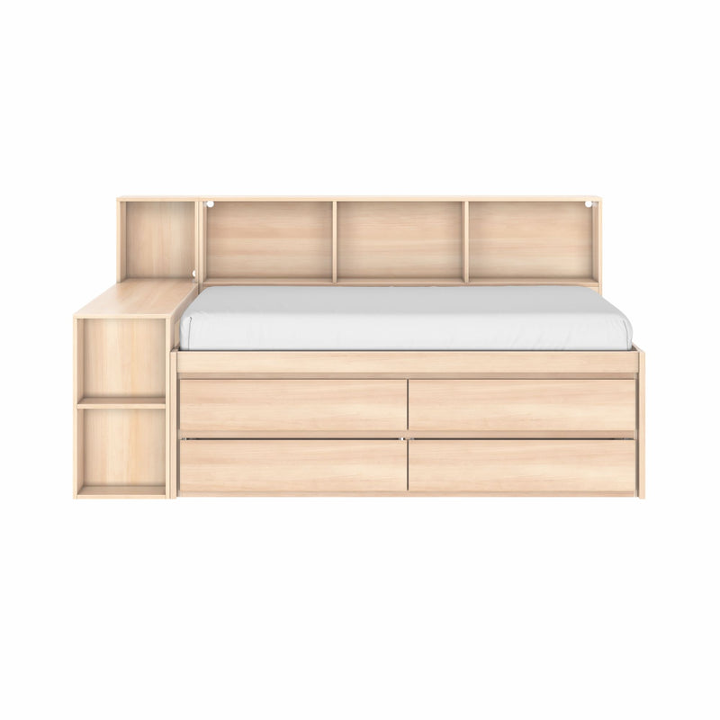 Jack Twin Captain’s Bed With Bookcase & Desk