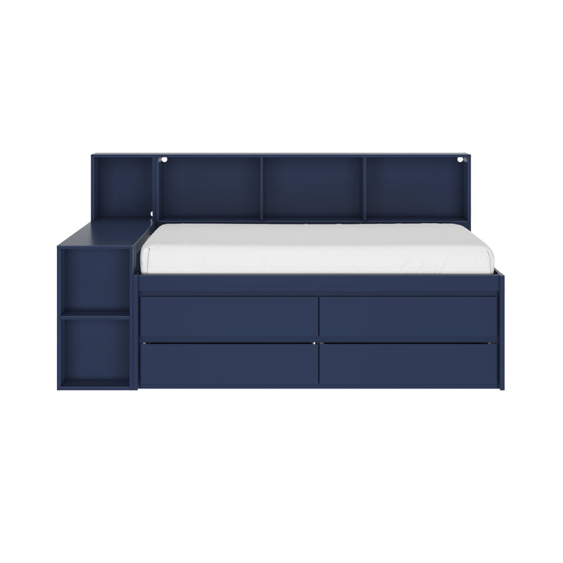 Jack Twin Captain’s Bed With Bookcase & Desk