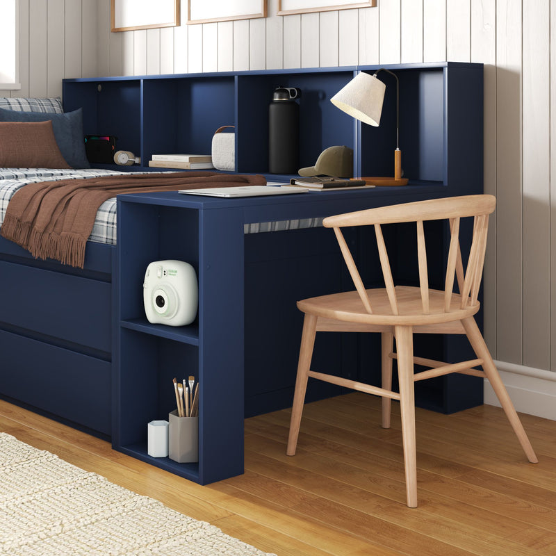 Jack Twin Captain’s Bed With Bookcase & Desk