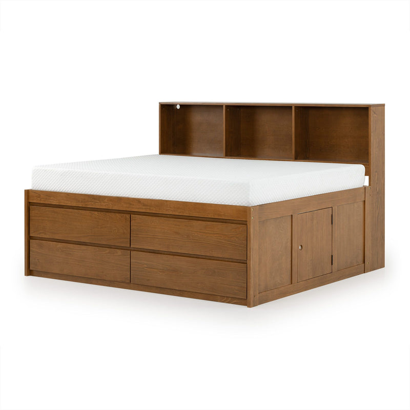 Jack Full Captain’s Bed With Bookcase