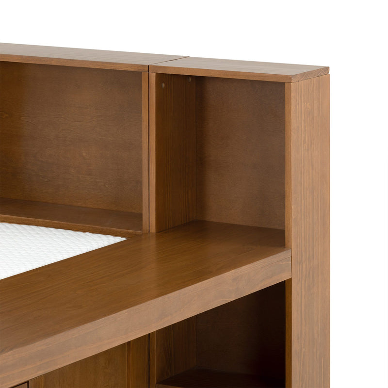 Jack Full Captain’s Bed With Bookcase & Desk