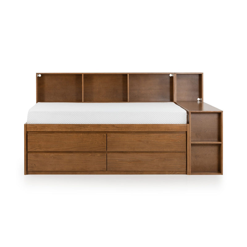 Jack Full Captain’s Bed With Bookcase & Desk