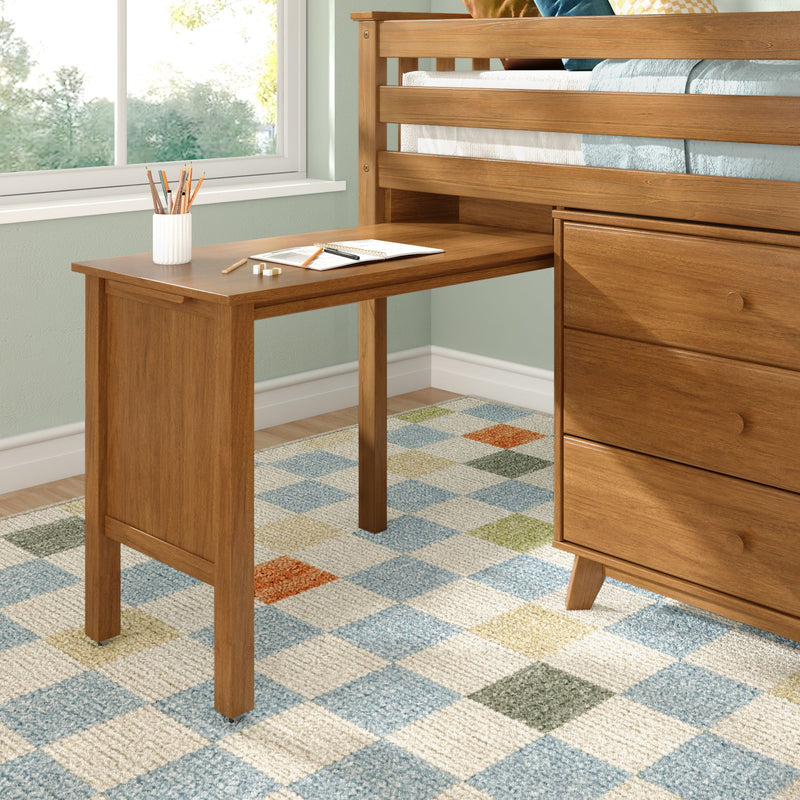 Twin Low Loft Bed With Desk & Dressers
