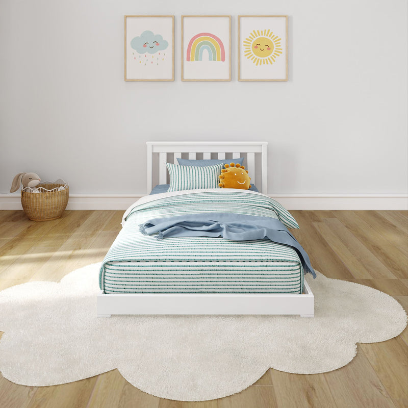 Classic Twin Floor Bed