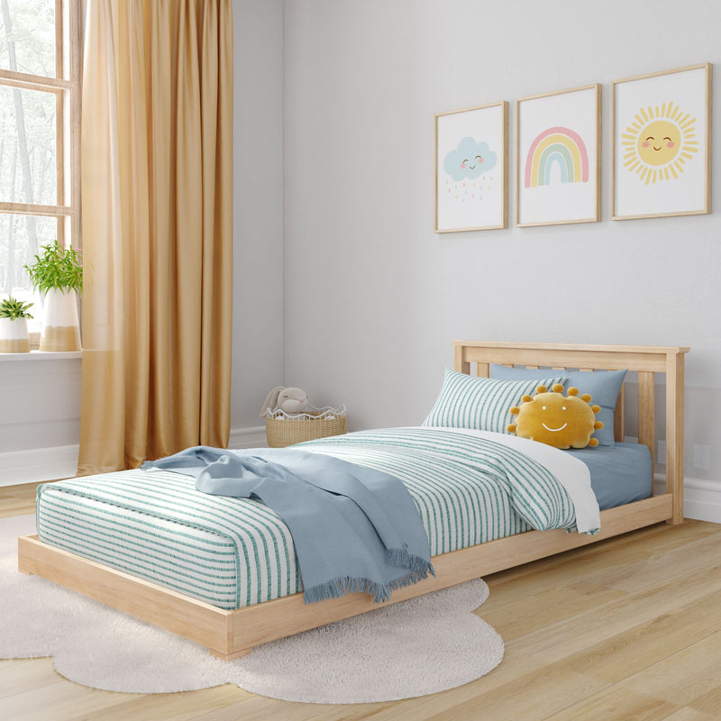 Classic Twin Floor Bed