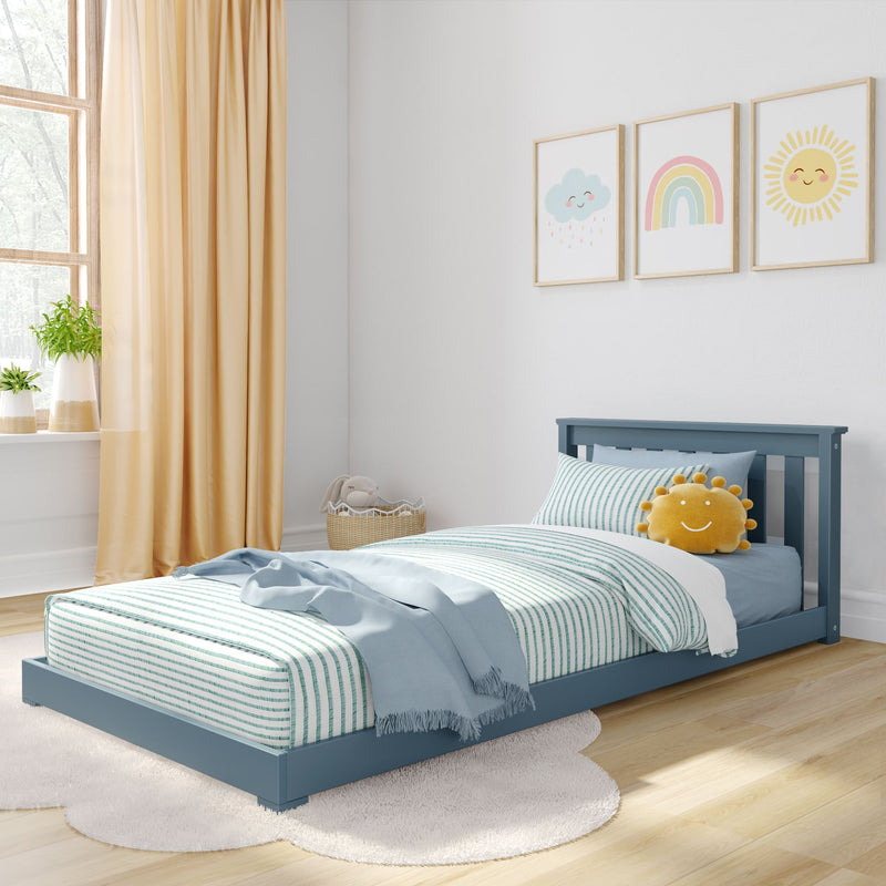 Classic Twin Floor Bed