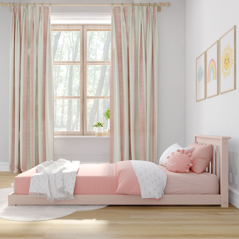 Classic Twin Floor Bed