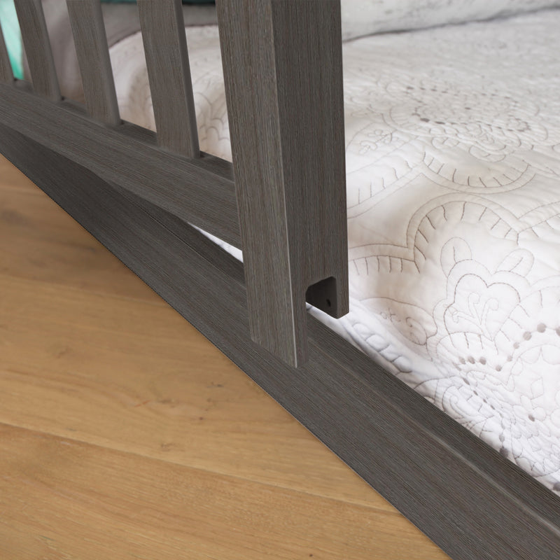 Twin Over Twin Low Bunk With Guardrails