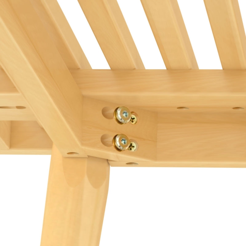 Solid Wood Medium Bench