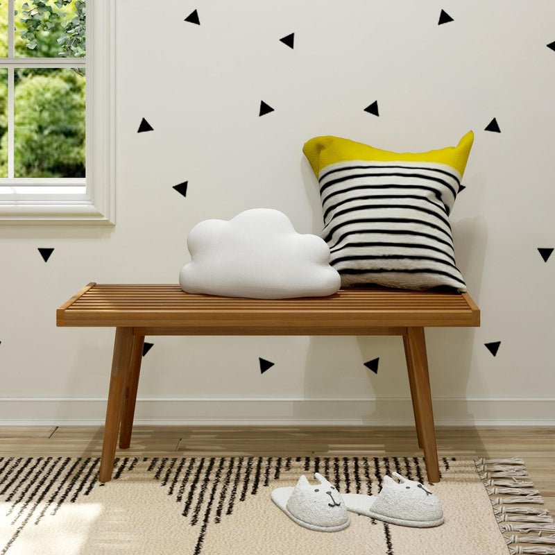 Solid Wood Medium Bench