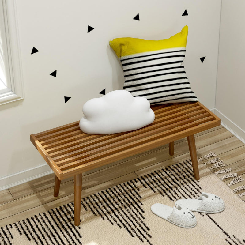 Solid Wood Medium Bench