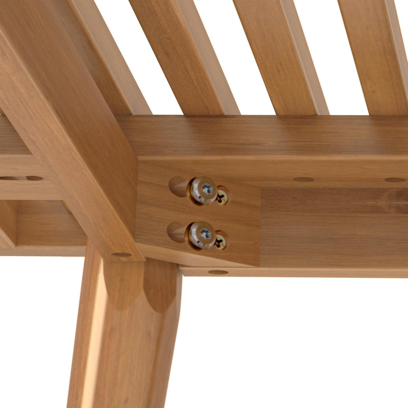 Solid Wood Medium Bench