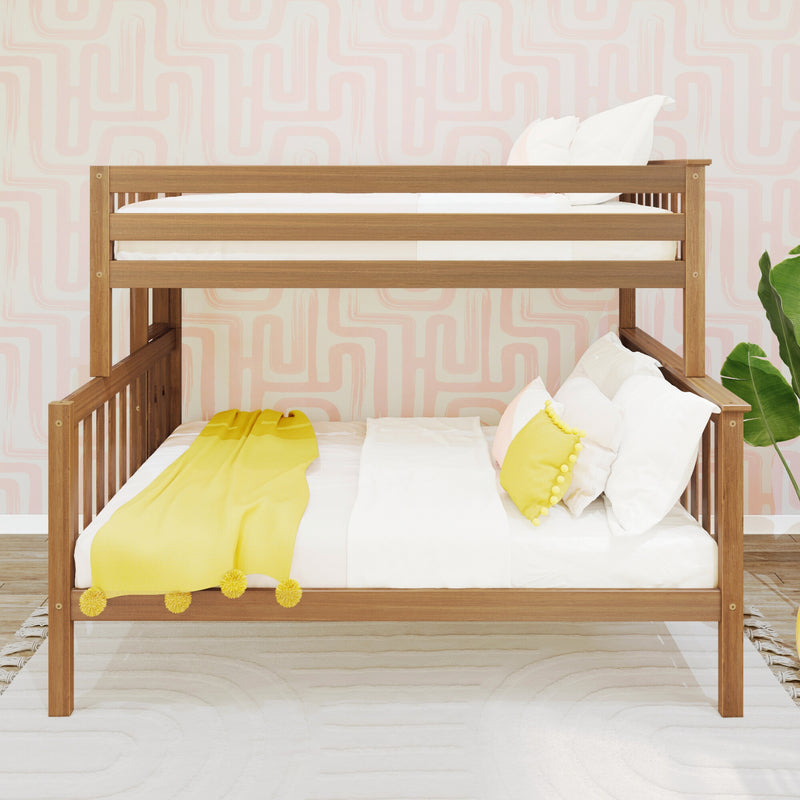 Twin Over Full Bunk Bed With Ladder on End