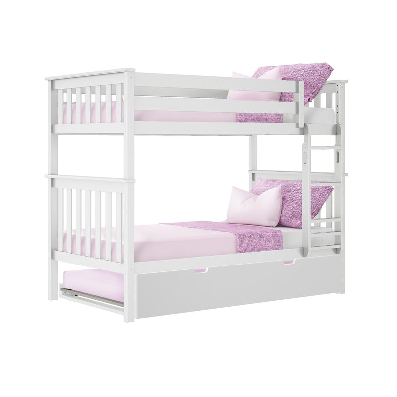 Twin Over Twin Bunk Bed With Trundle