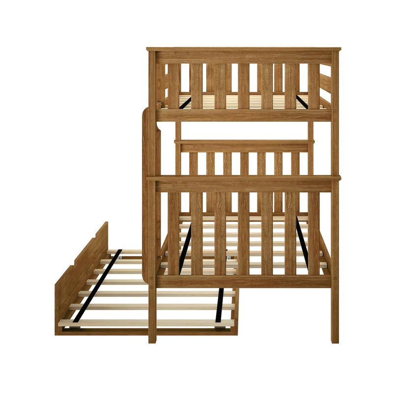 Twin Over Twin Bunk Bed With Trundle