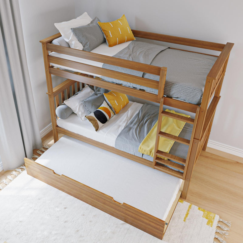 Twin Over Twin Bunk Bed With Trundle
