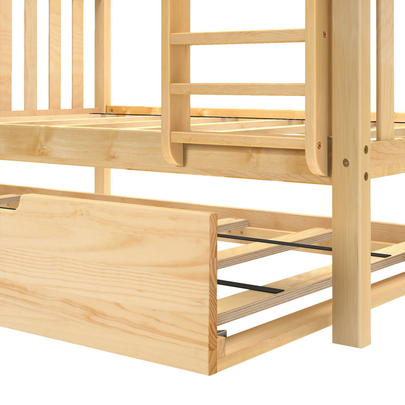 Twin Over Full Bunk Bed With Trundle