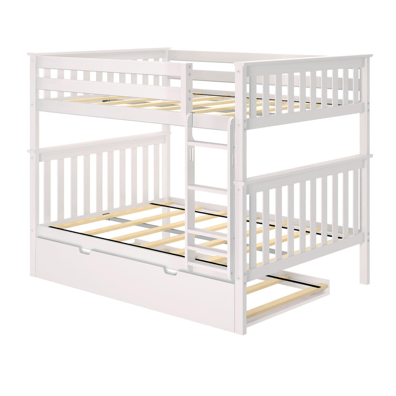 Full Over Full Bunk Bed With Trundle