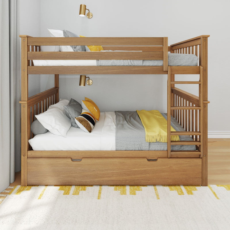 Full Over Full Bunk Bed With Trundle