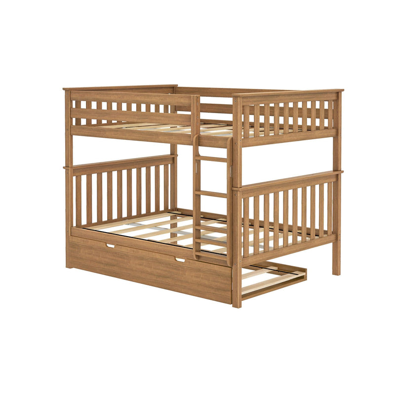 Full Over Full Bunk Bed With Trundle