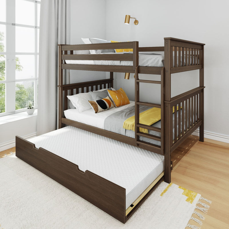 Full Over Full Bunk Bed With Trundle
