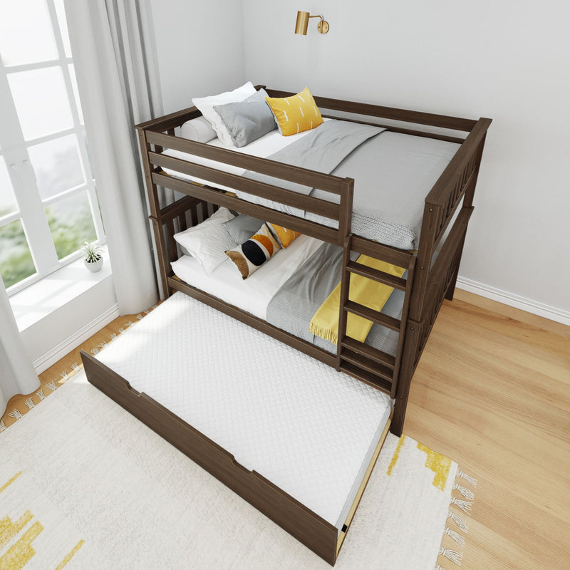 Full Over Full Bunk Bed With Trundle