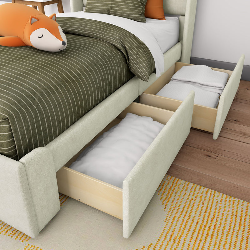 Nicholas Upholstered Twin Bed