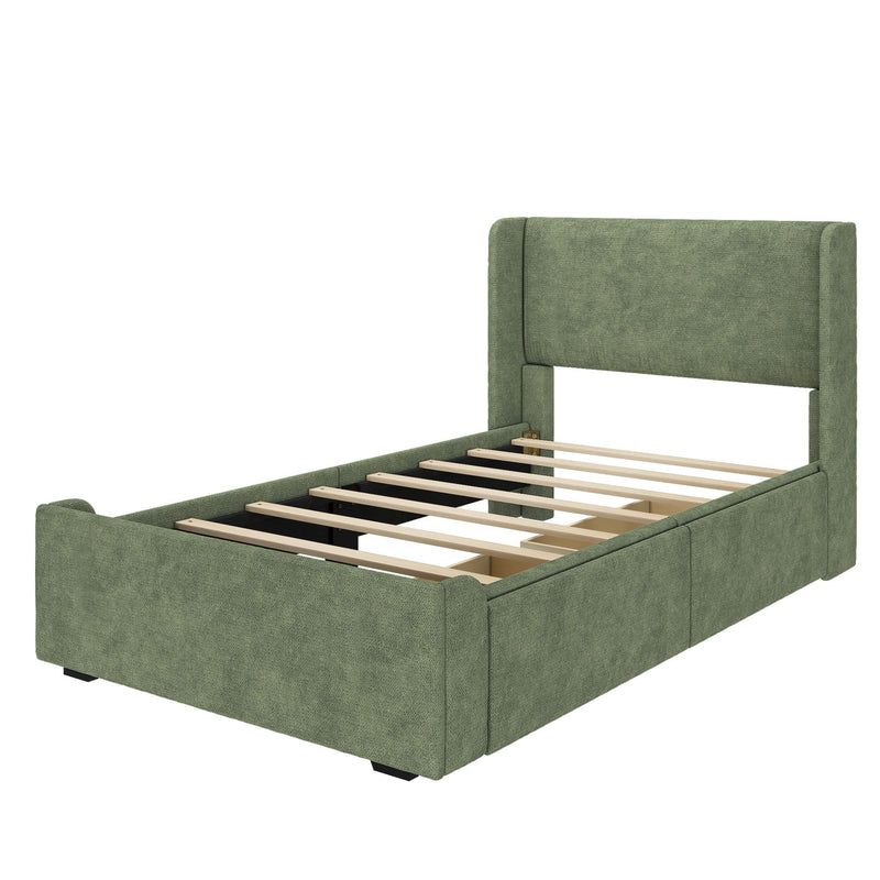Nicholas Upholstered Twin Bed