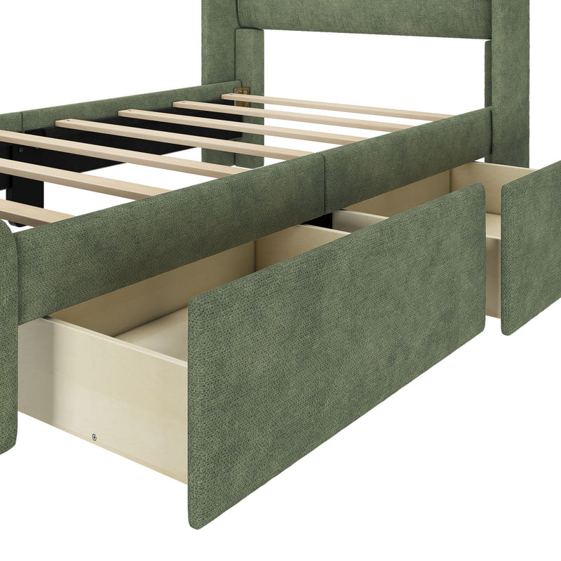 Nicholas Upholstered Twin Bed
