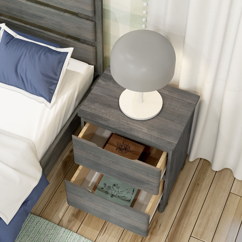 Modern Farmhouse 2-Drawer Nightstand