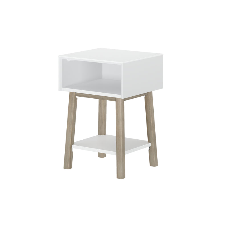 Mid-Century Modern Cubby Nightstand
