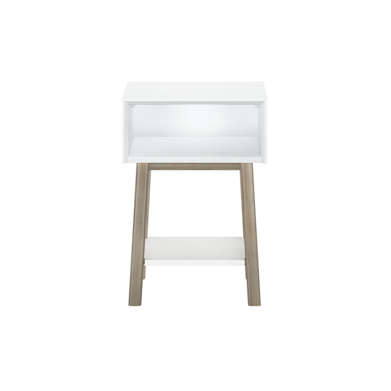 Mid-Century Modern Cubby Nightstand