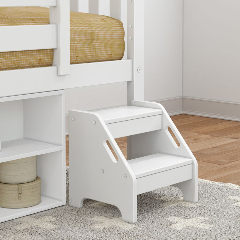 Soren Twin Ultra Low Loft Bed With Bookcase