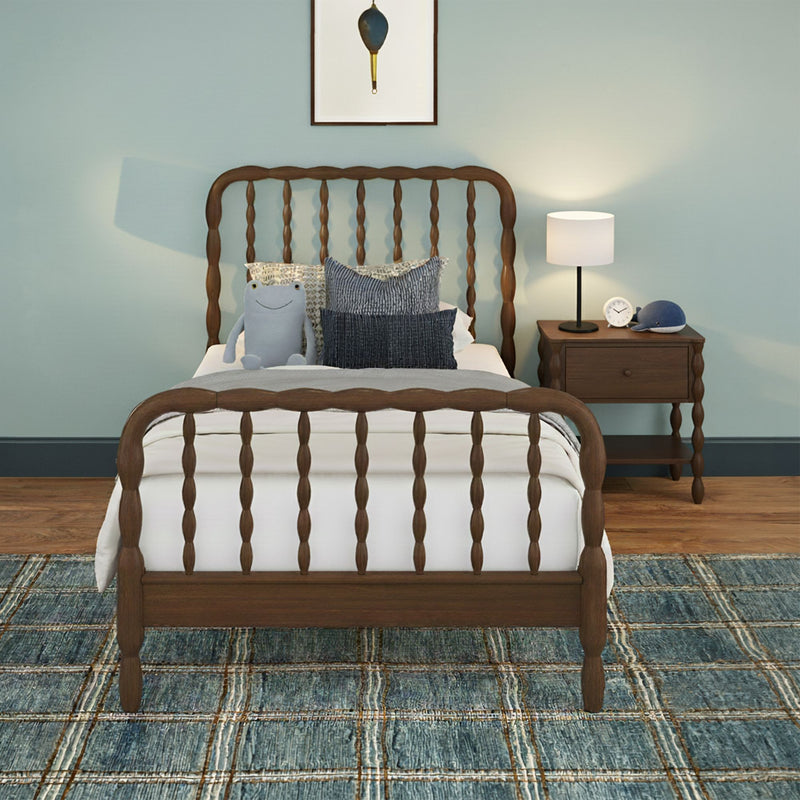 Jenny Twin Bed With Nightstand