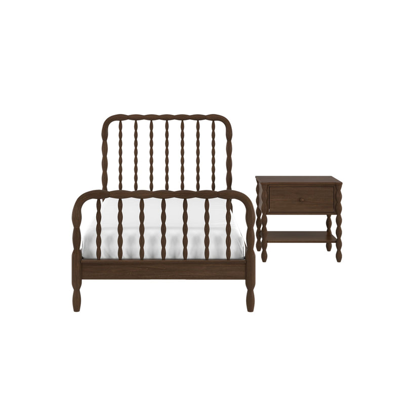 Jenny Twin Bed With Nightstand