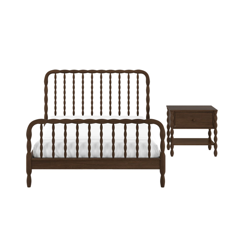Jenny Full Bed With Nightstand