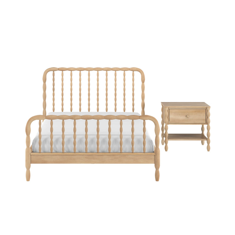 Jenny Full Bed With Nightstand
