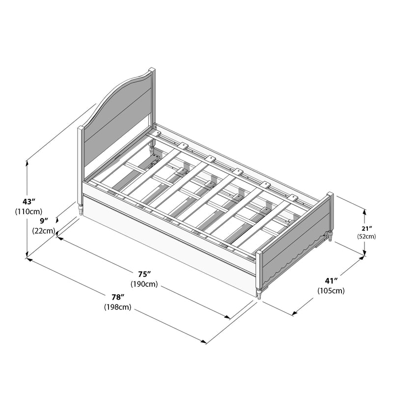Charlotte Twin Bed With Trundle