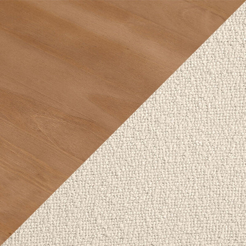 Diagonal transition between light oak hardwood floor and textured beige loop carpet, modern flooring sample for living rooms