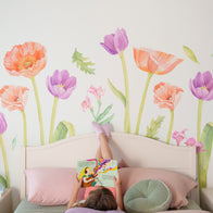 Mej Mej Make a Meadow Peel and Stick Wall Decals, Large