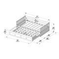 Elizabeth Twin to King Daybed With Storage Drawers