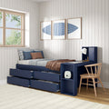 Jack Twin Captain’s Bed With Desk
