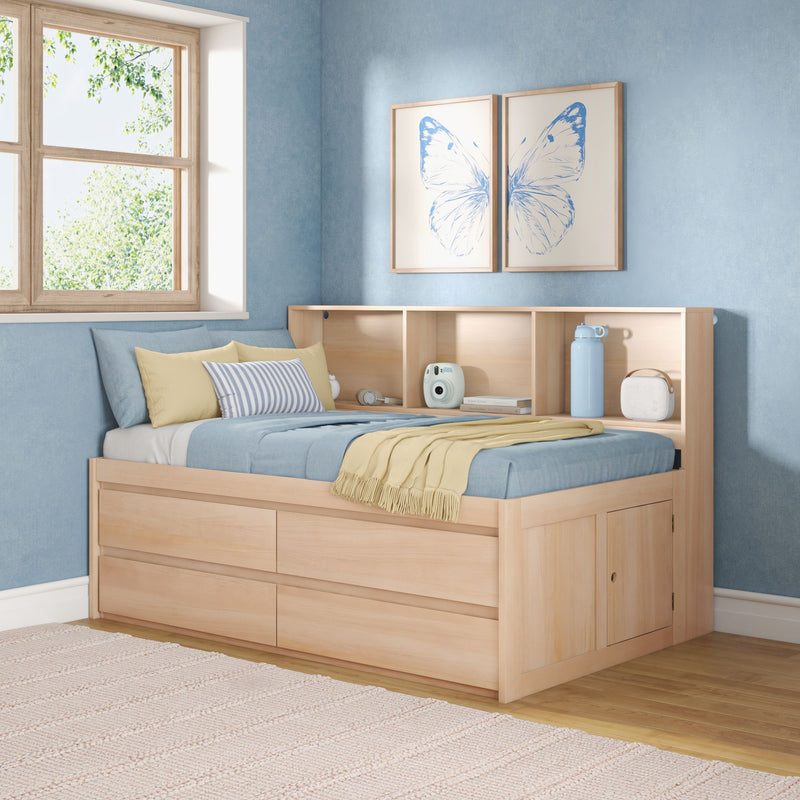 Jack Twin Captain’s Bed With Bookcase
