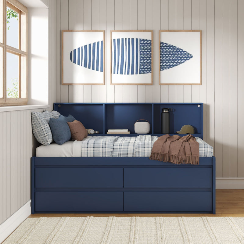 Jack Twin Captain’s Bed With Bookcase
