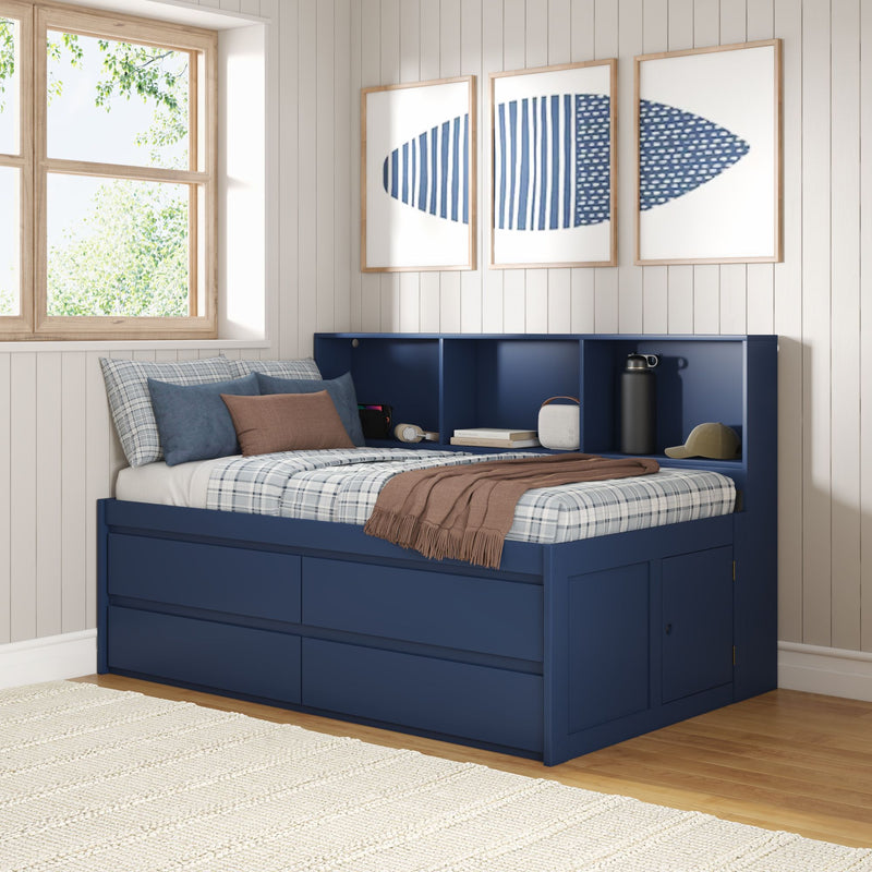 Jack Twin Captain’s Bed With Bookcase